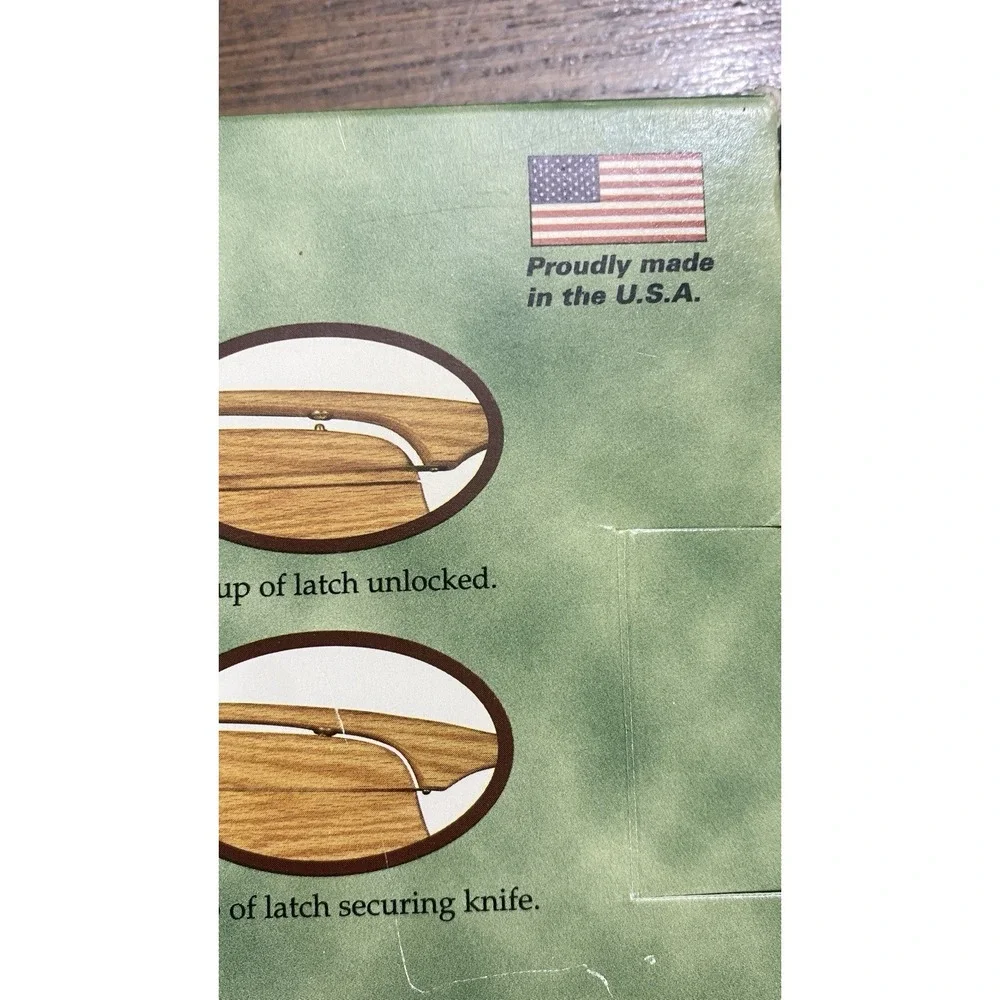 NEW St. Pierre Bread Knife & Integrated Cutting Board Bow Fiddle Style USA Made